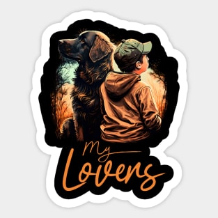 My Dog Is My Love Sticker